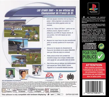 LNF Stars 2001 (FR) box cover back